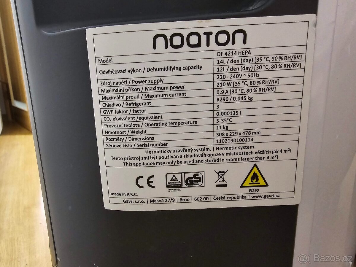 Čistička / odvlhčovač vzduchu - 3