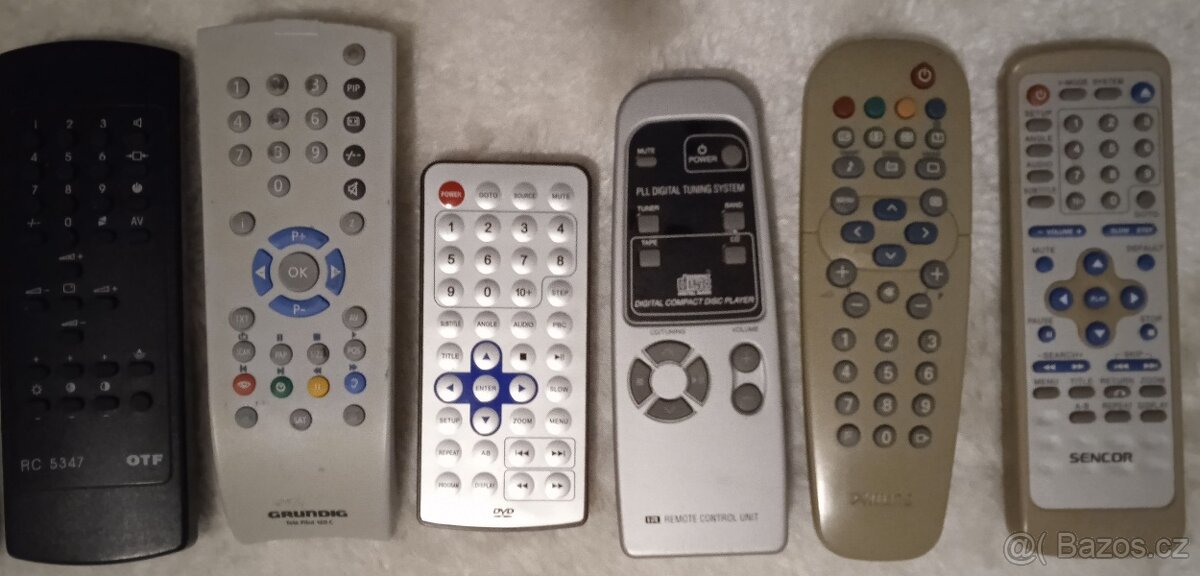 DÁLKOVÉ OVLADAČE - sada 1 - 3