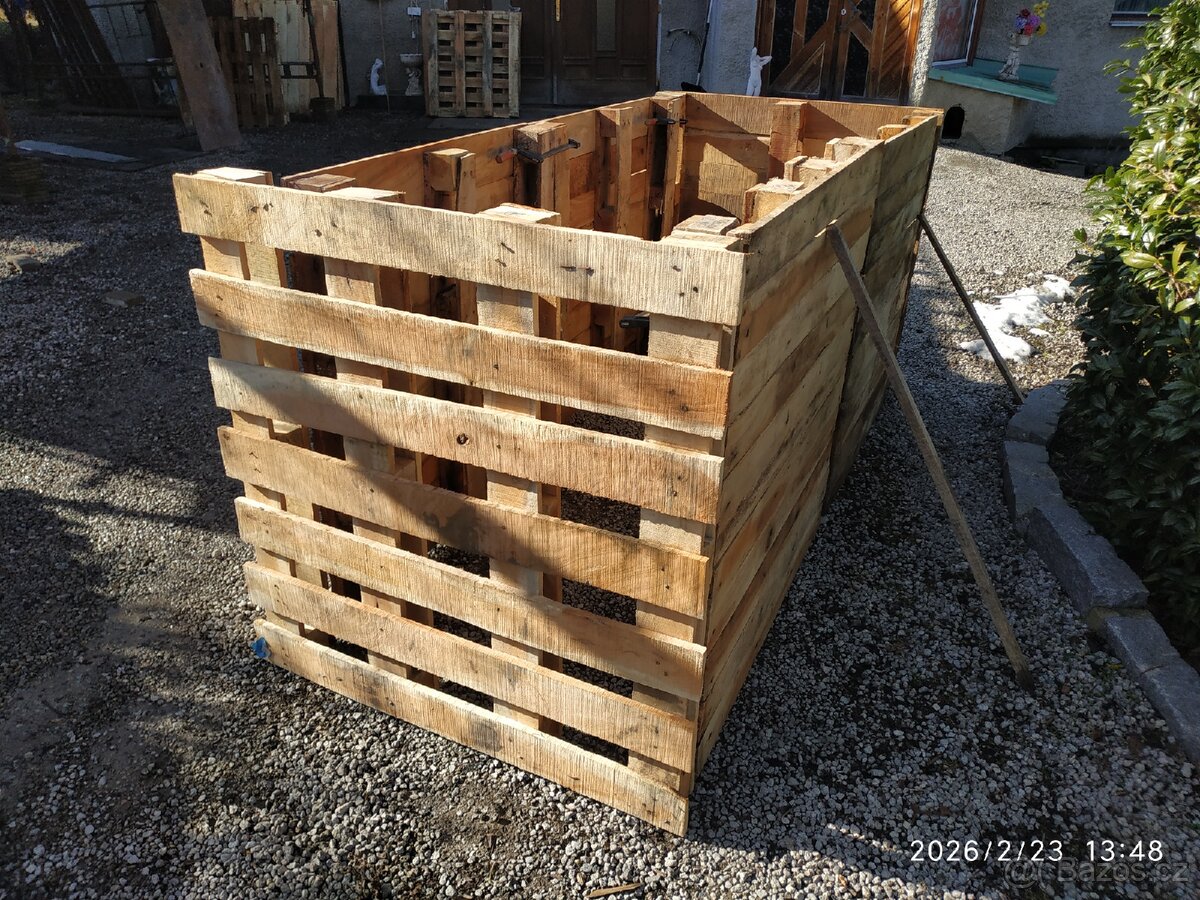 Palety - vyvýšený záhon - 3