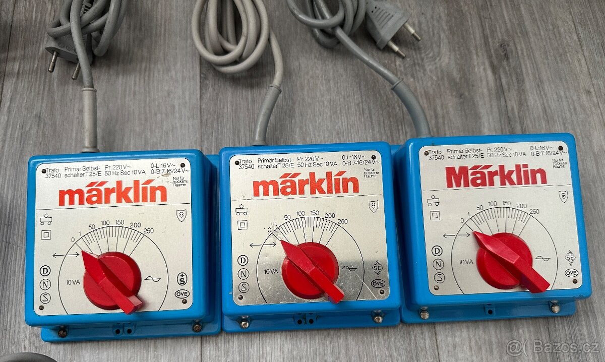 Trafo MARKLIN - Transformátor MARKLIN -soubor zdrojů MARKLIN - 3