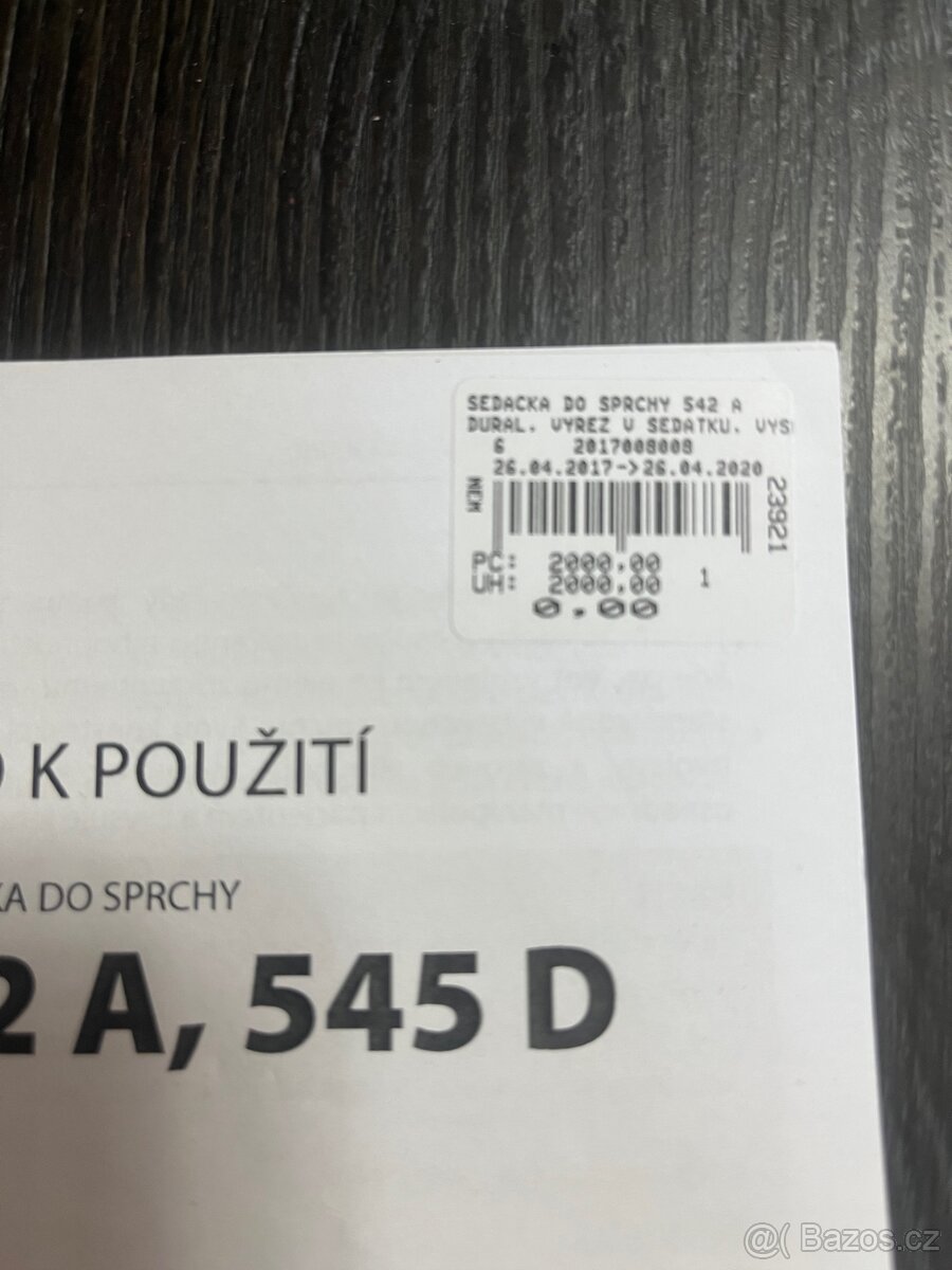 Sedačka do sprchy - 3