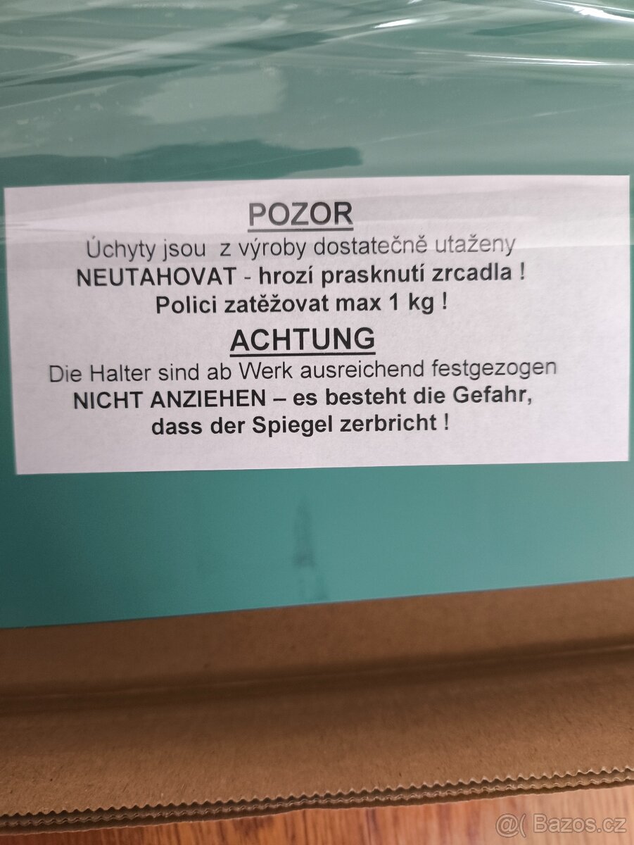 Zrcadlo s poličkou 50x70 - 3