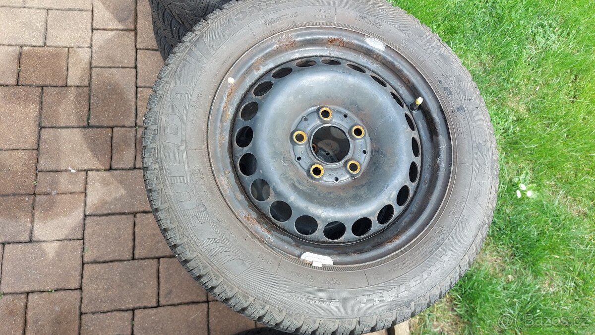 Kola zimní 15", MERCEDES, rozteč 5x112mm, pneu 185/65/15 - - 3