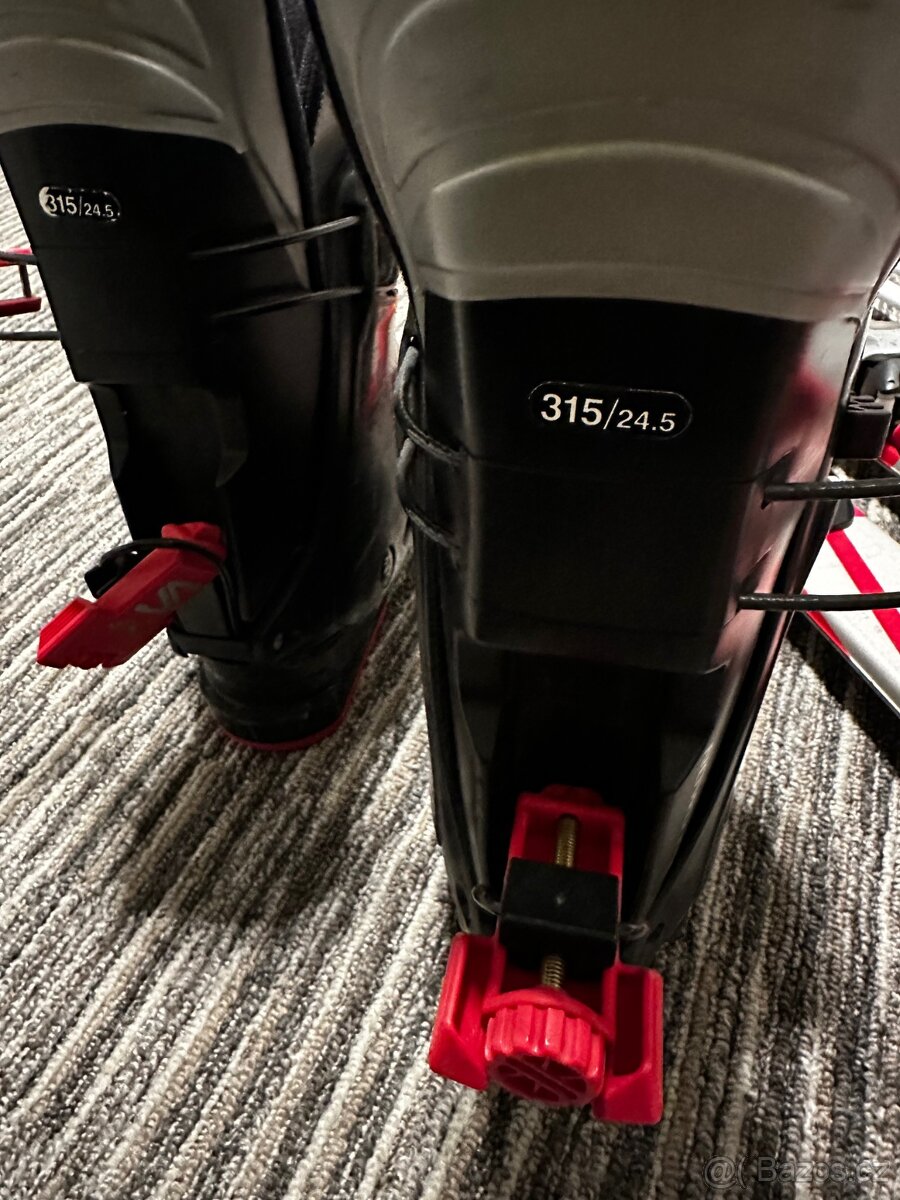 Lyžařský set - lyže 125cm, hůlky 105cm, boty 315/24.5 - 3