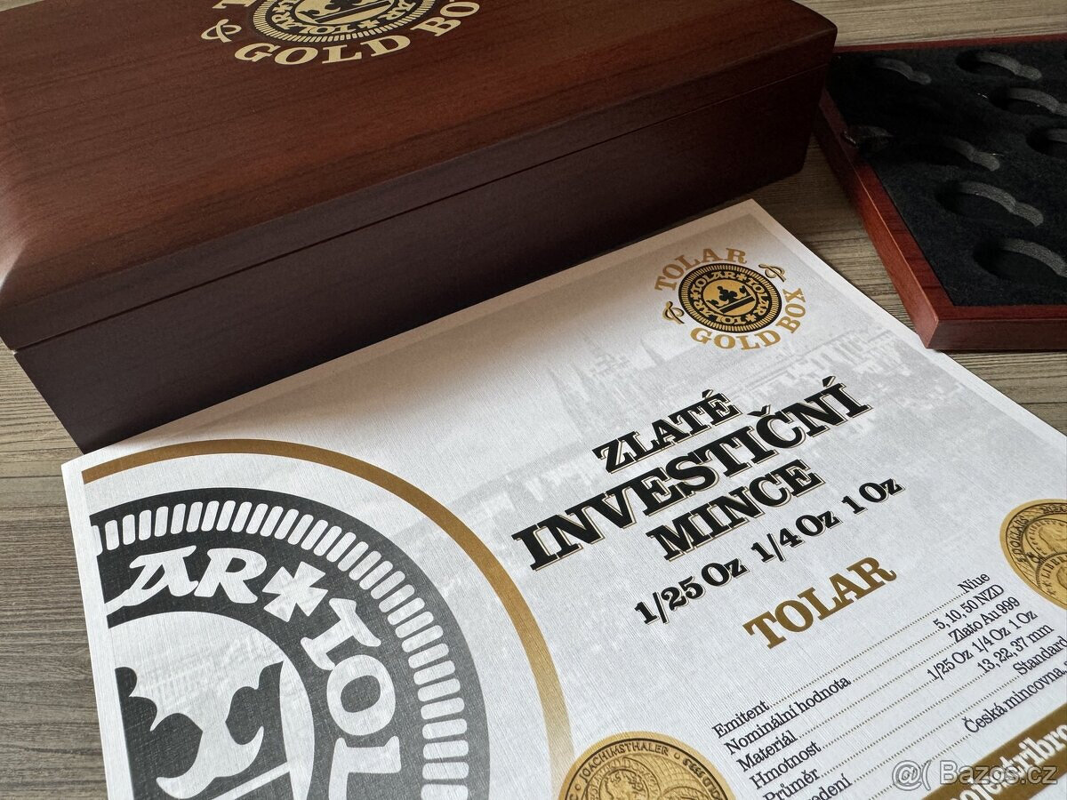 Etue pro zlaté mince TOLAR 1/25oz 1oz - 3