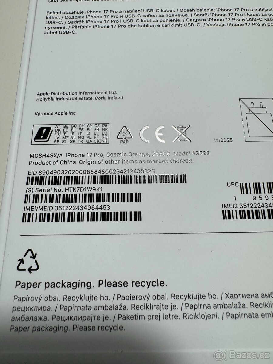 Nový Apple iPhone 17 Pro 256 GB Cosmic Orange - 3