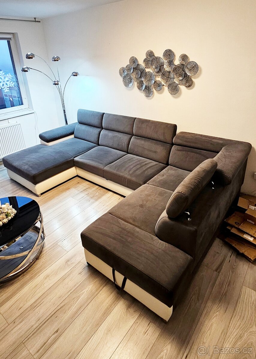 Sedací souprava ve tvaru U - 3