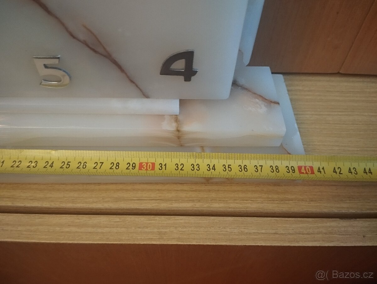 Mramorové krbové hodiny - 3