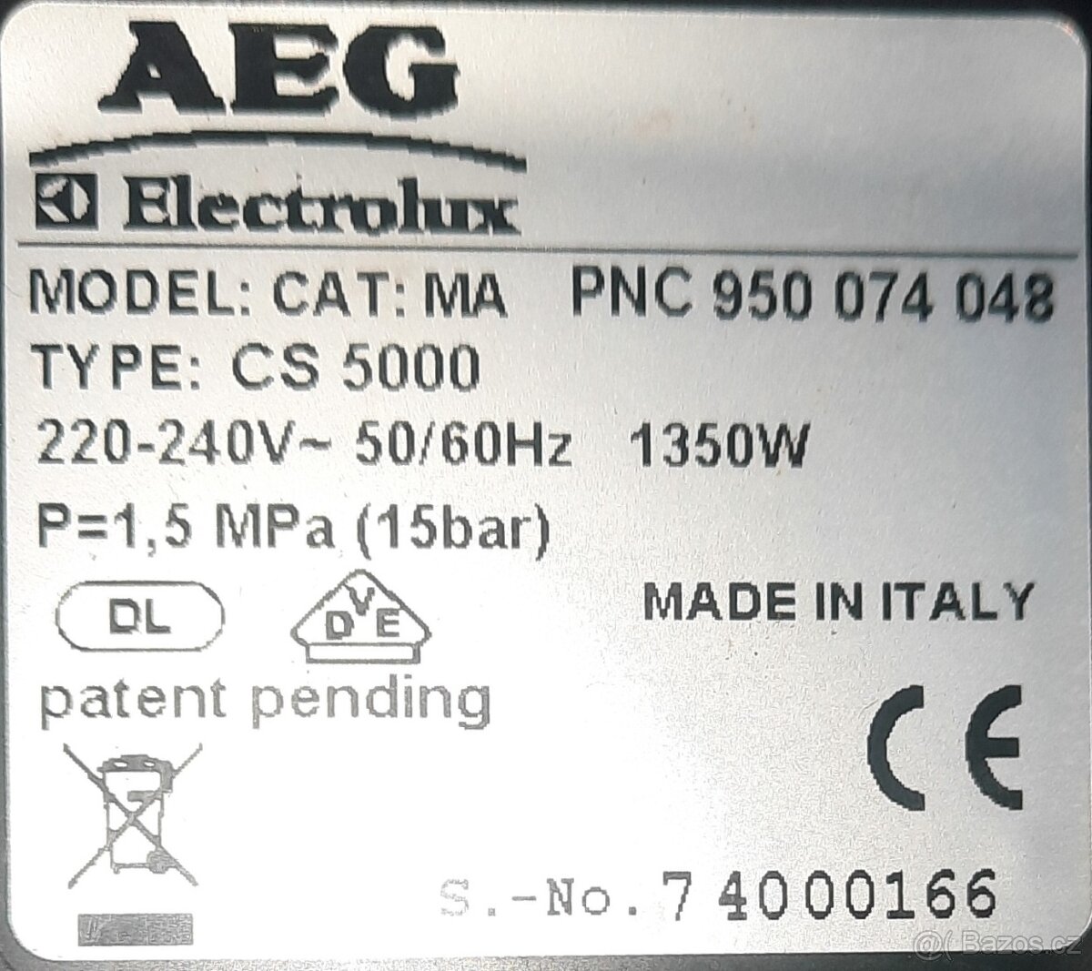 AEG ELECTROLUX CS5000 – SILENZIO – plnoautomat. kávovar - 3