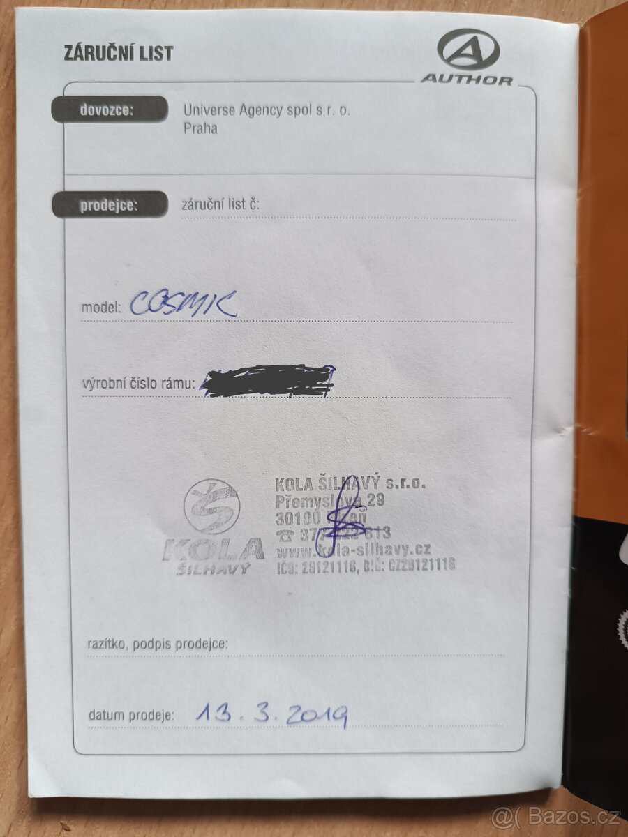 Author Cosmic 20 " - 3