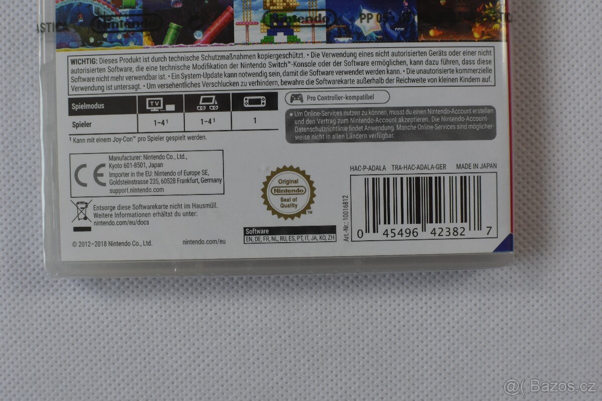 New Super Mario Bros U Deluxe Nintendo Switch (Nová) zabalen - 3