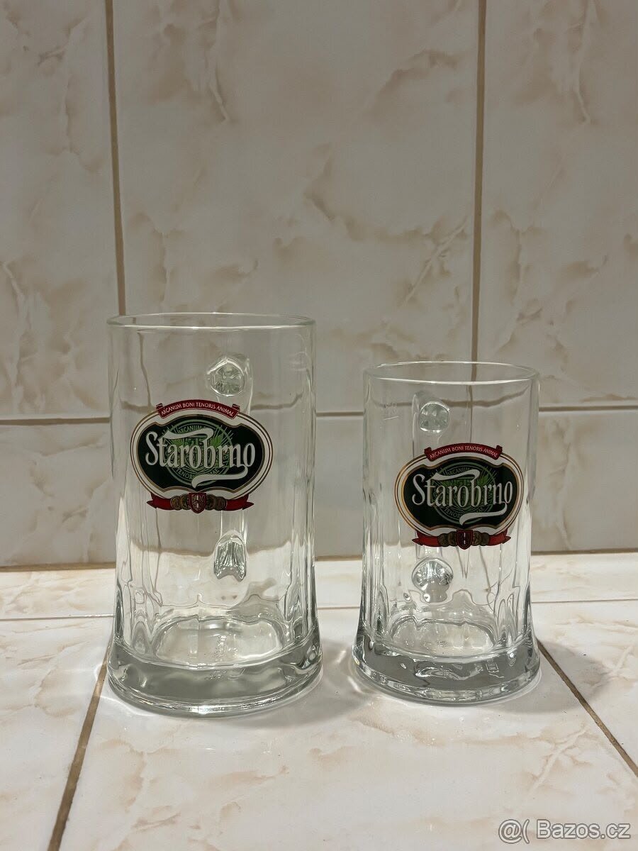 prodám nové sklenice, sklenky, půllitry, třetinky - 3