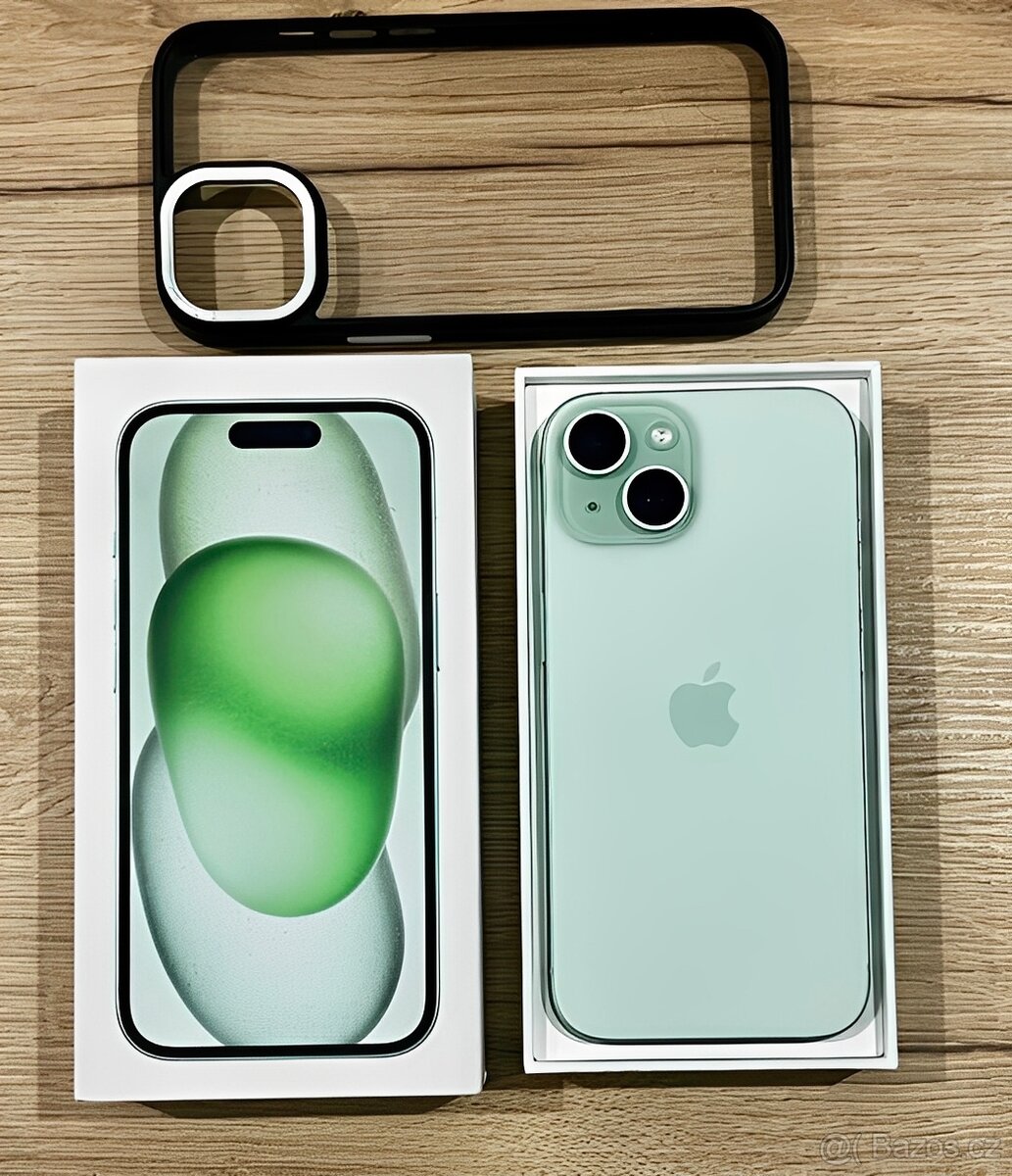 iPhone 15 Green BATERIE 100% TOP - 3