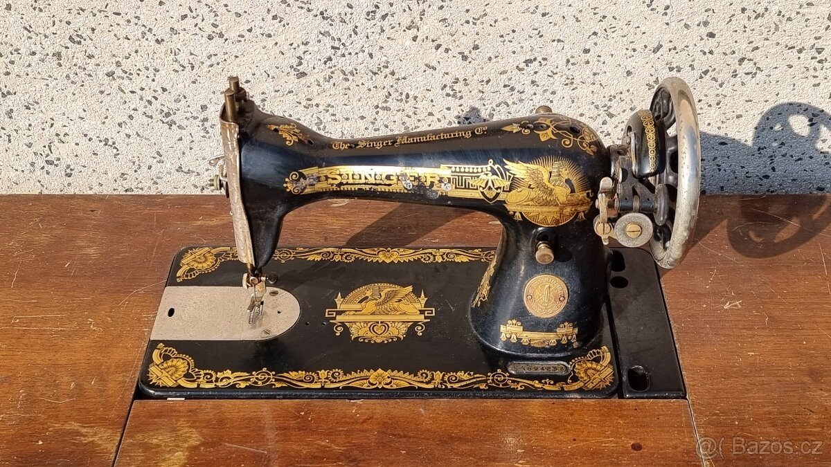 Starožitný šicí stroj SINGER - 3