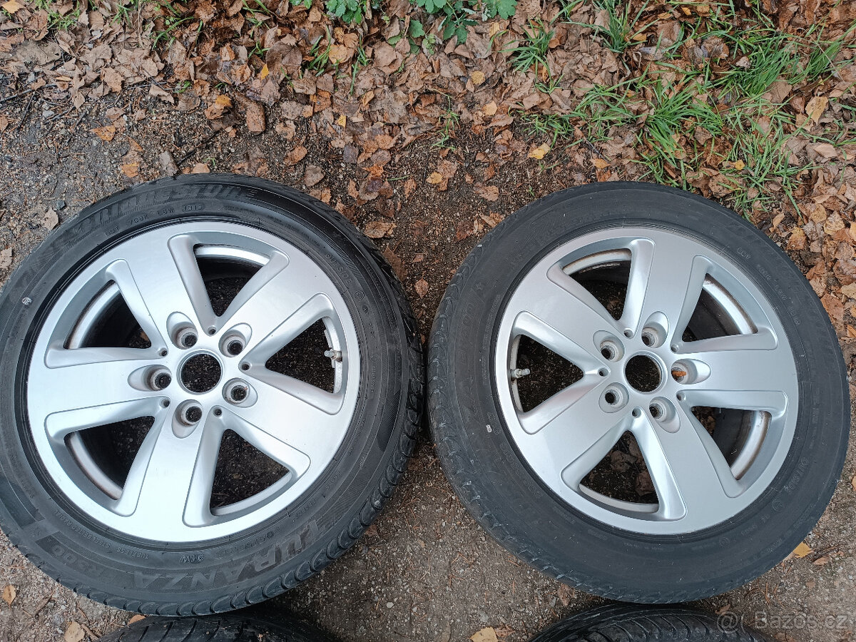 Mini Clubman II - disky 7x16 et52 + čidla + letní 205/55/16 - 3