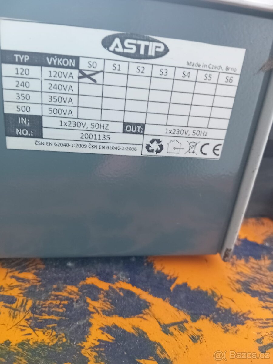 Záložní zdroj ELSTON 120W S0 bez termostatu s baterií - 3