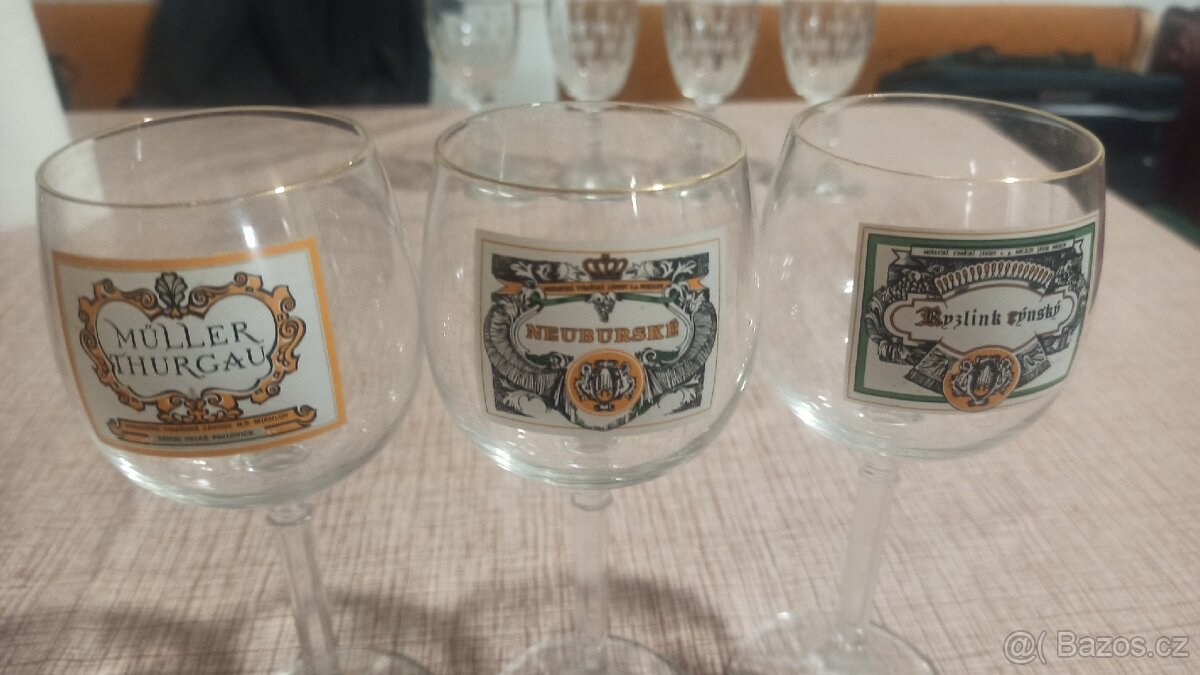 Skleničky porcelán - 3