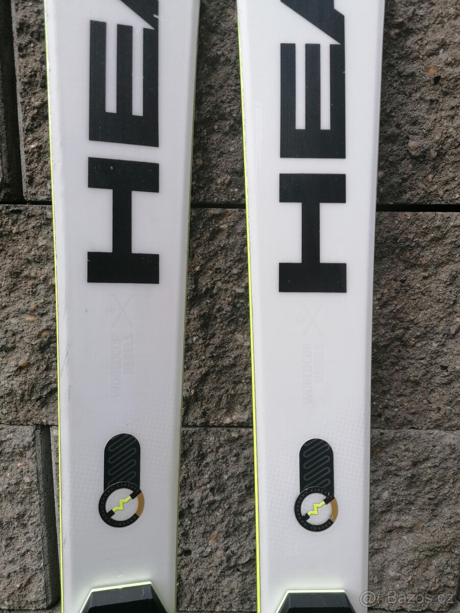 HEAD WC Rebels E-SL 155cm r-10,7. Model 2022/2023 pěkné - 3