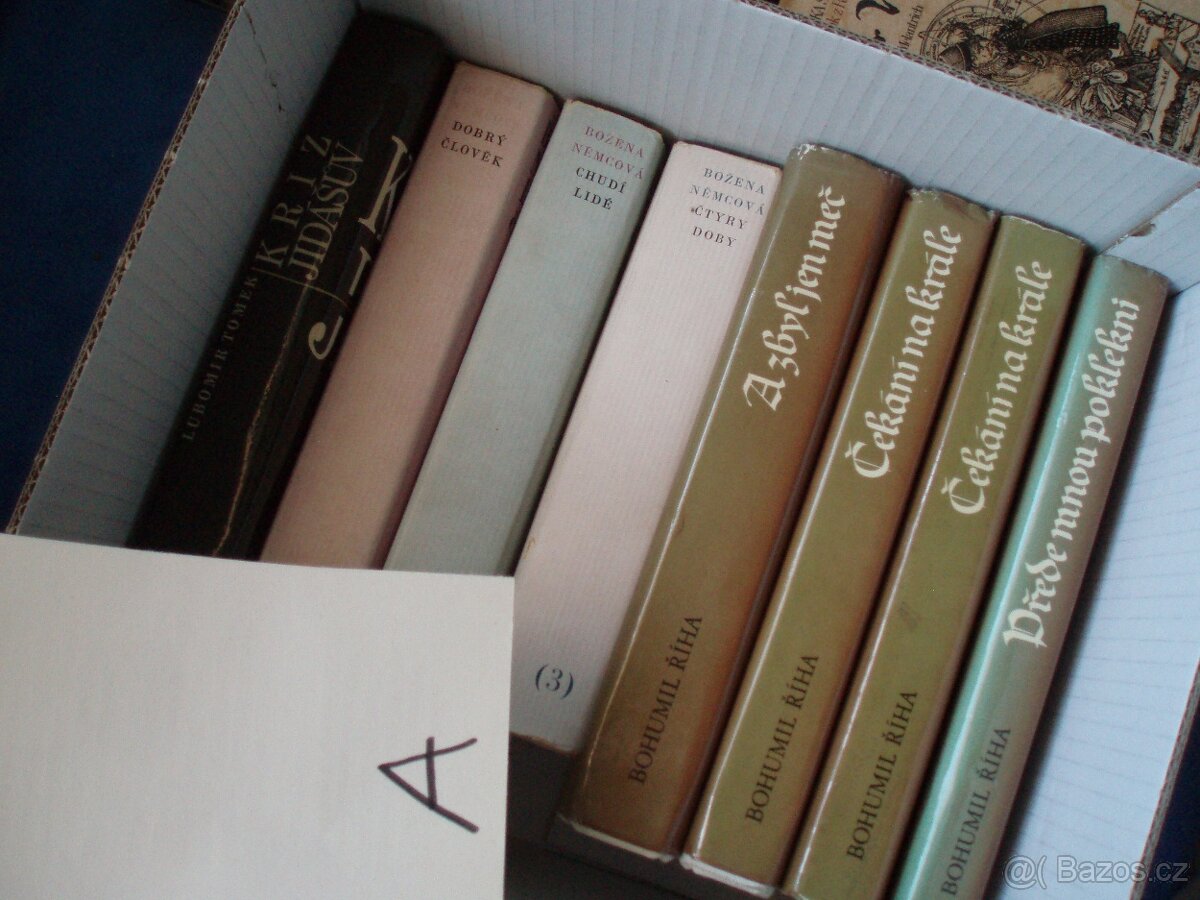 staré knihy-Jirásek, Němcová, Říha, Vančura - 3