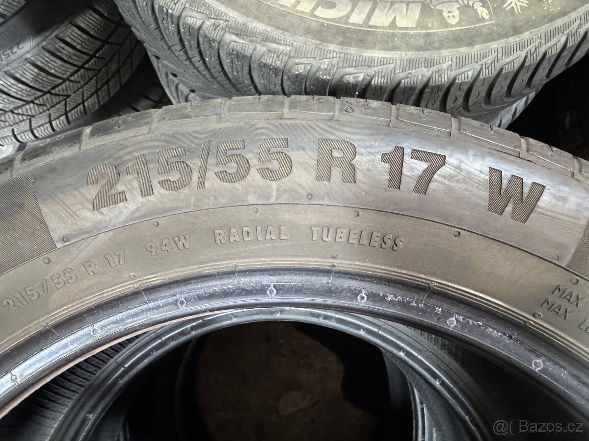215/55/17 letníí pneu Continental - 3
