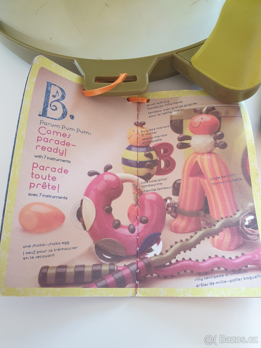 Hudební nástroje Bubínek Parum Pum Pum B-Toys - 3