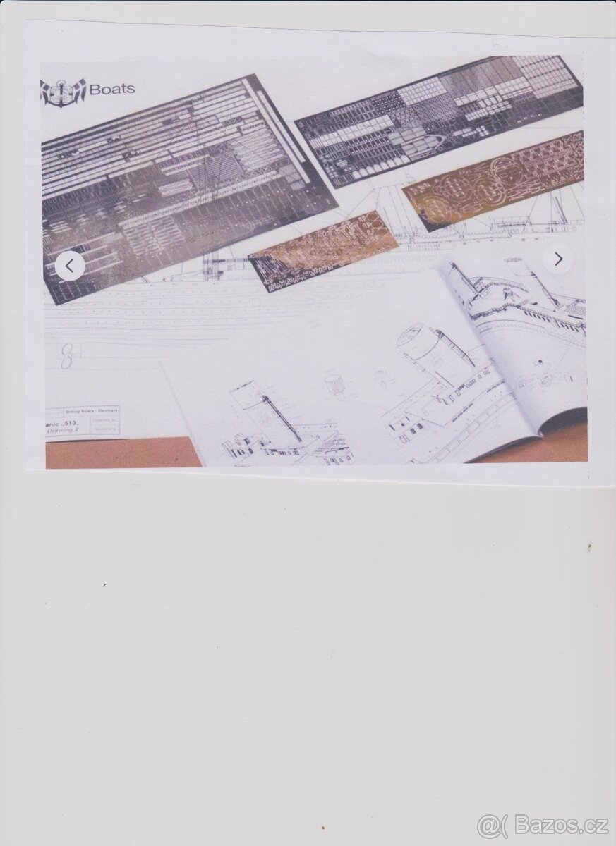 Prodám stavebnici modelu"RMS Titanic" 1:144 - 3