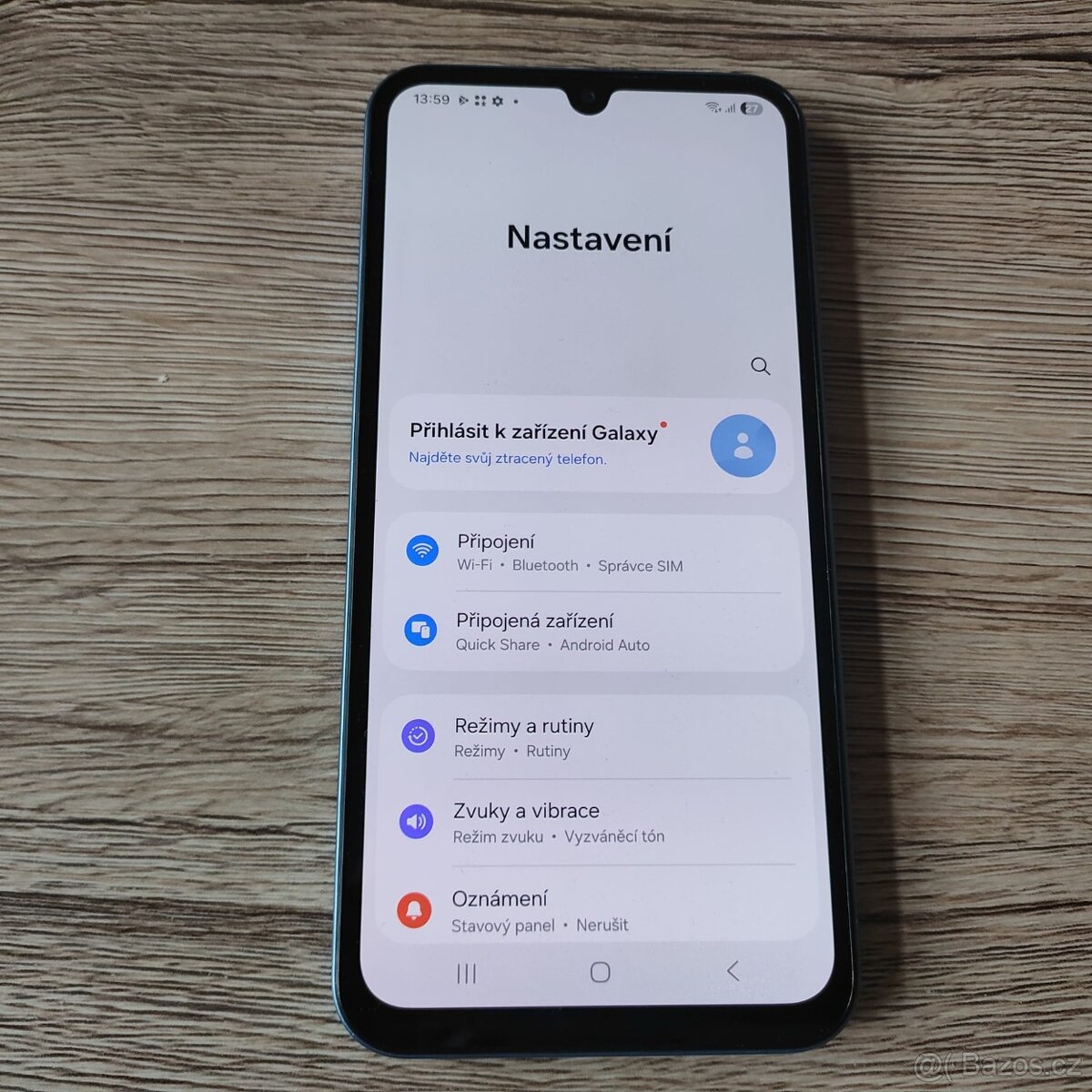 Samsung Galaxy A15 5G- 6,5" AMOLED/ 4GB/128GB modra - 3