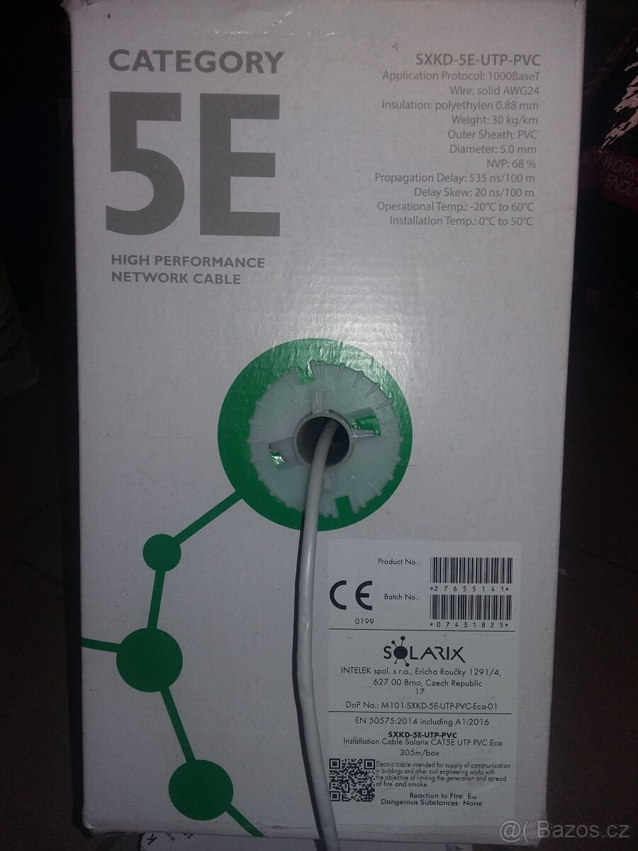 Prodám kabely CYKY-J vypinače ABB a zásuvky ABB - 3