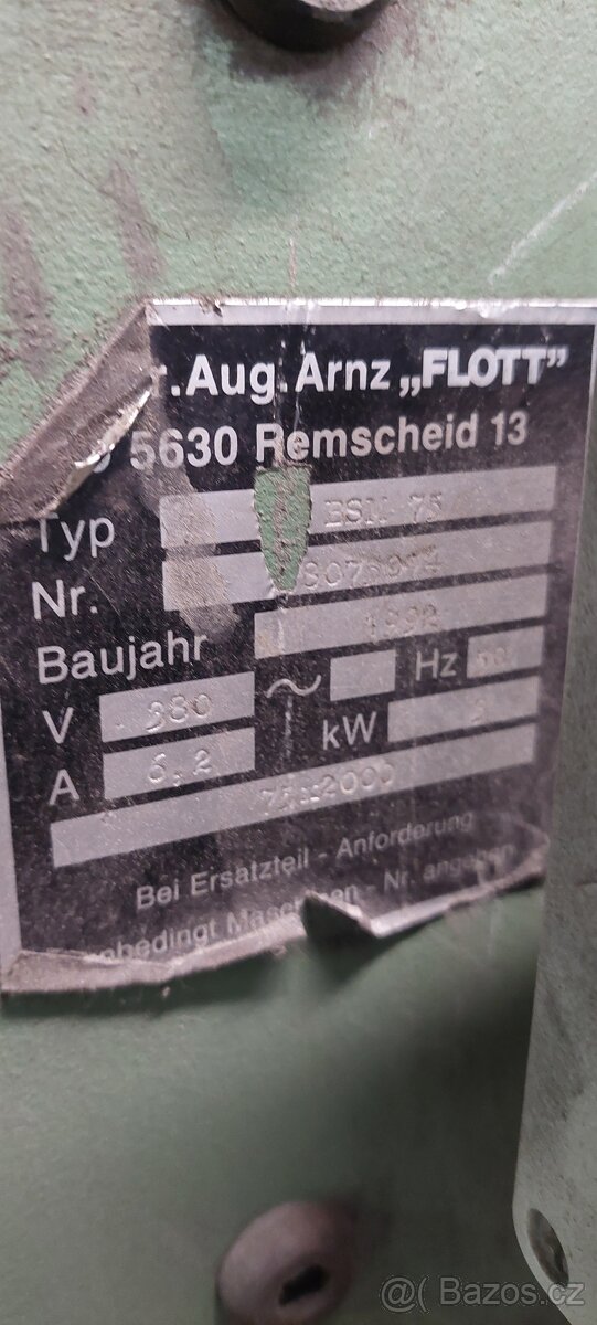 PÁSOVÁ BRUSKA FLOTT BSM-75 - 3