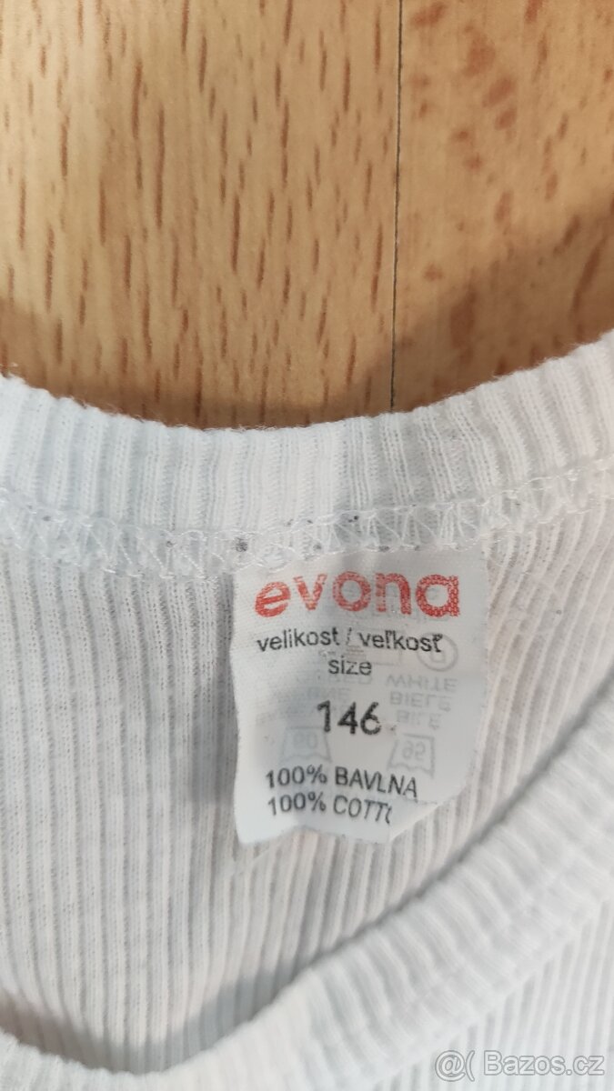 Chlapecké nátělníky 5x 146 - 3