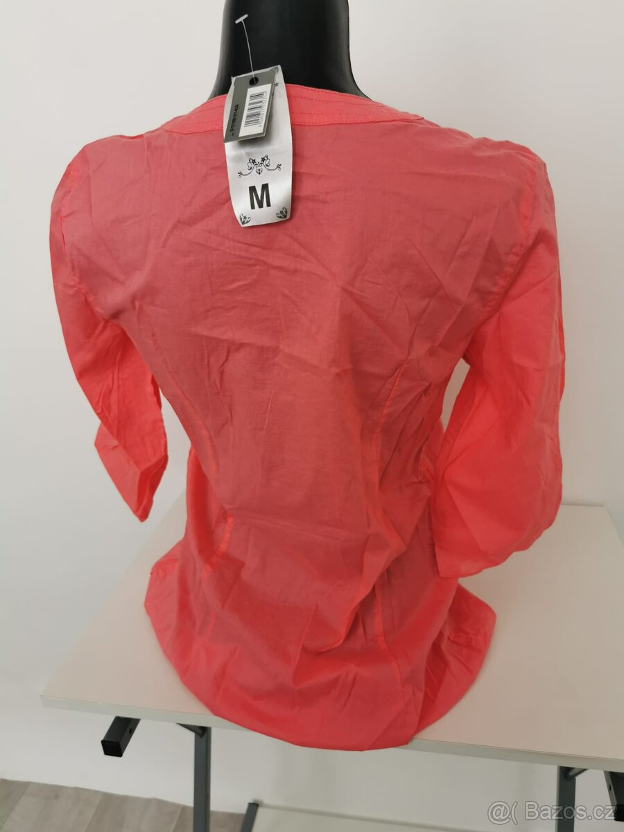 Dámská tunika/halenka lososové barvy - M-M/L - 3