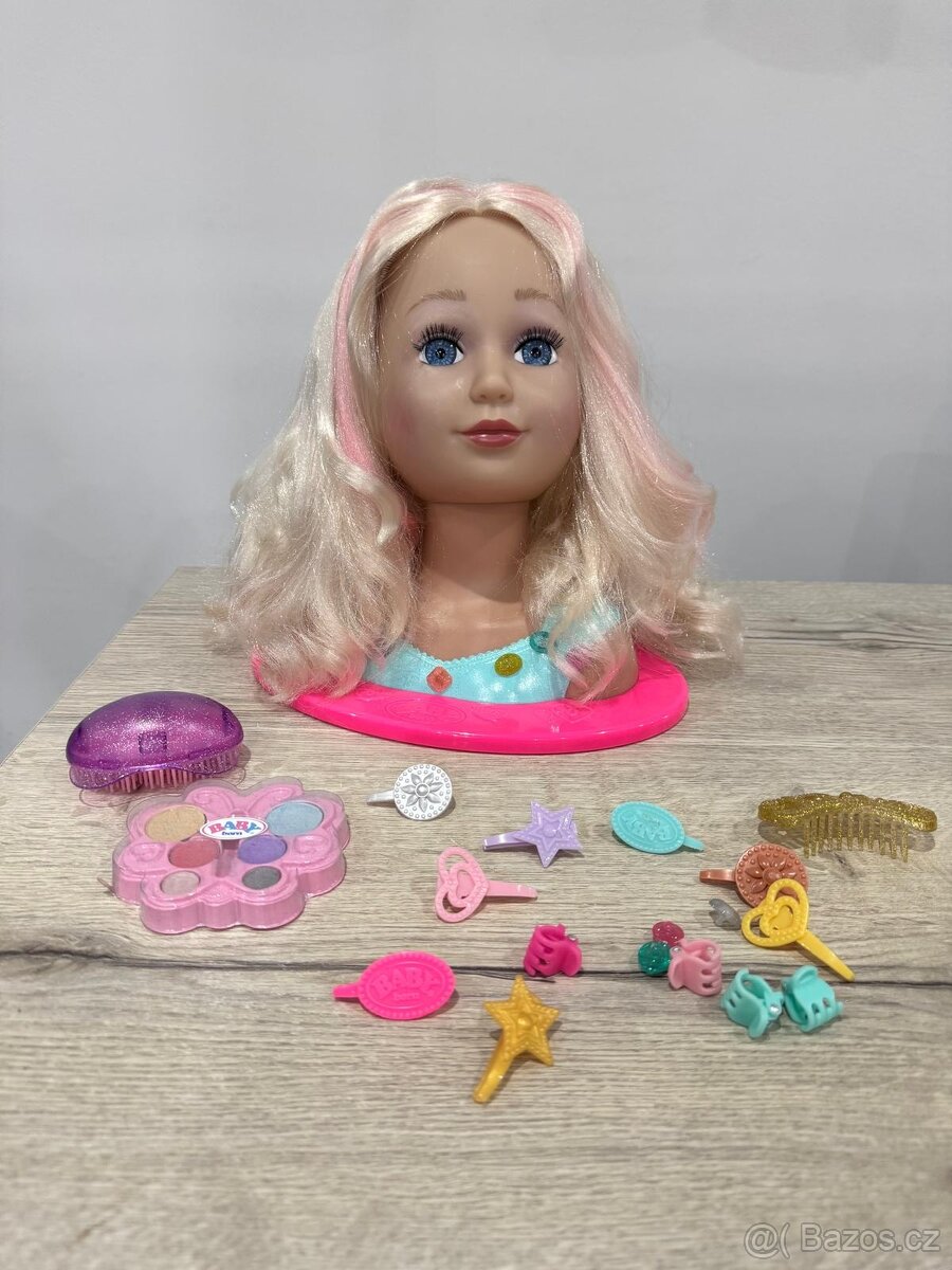 Dětská česací hlava baby Born - 3