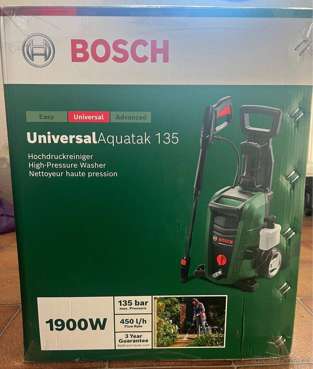 Vysokotlaký čistič BOSCH UniversalAquatak 135 - 3