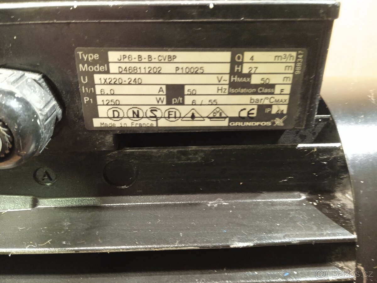 Samonasávací odstředivé čerpadlo - 3