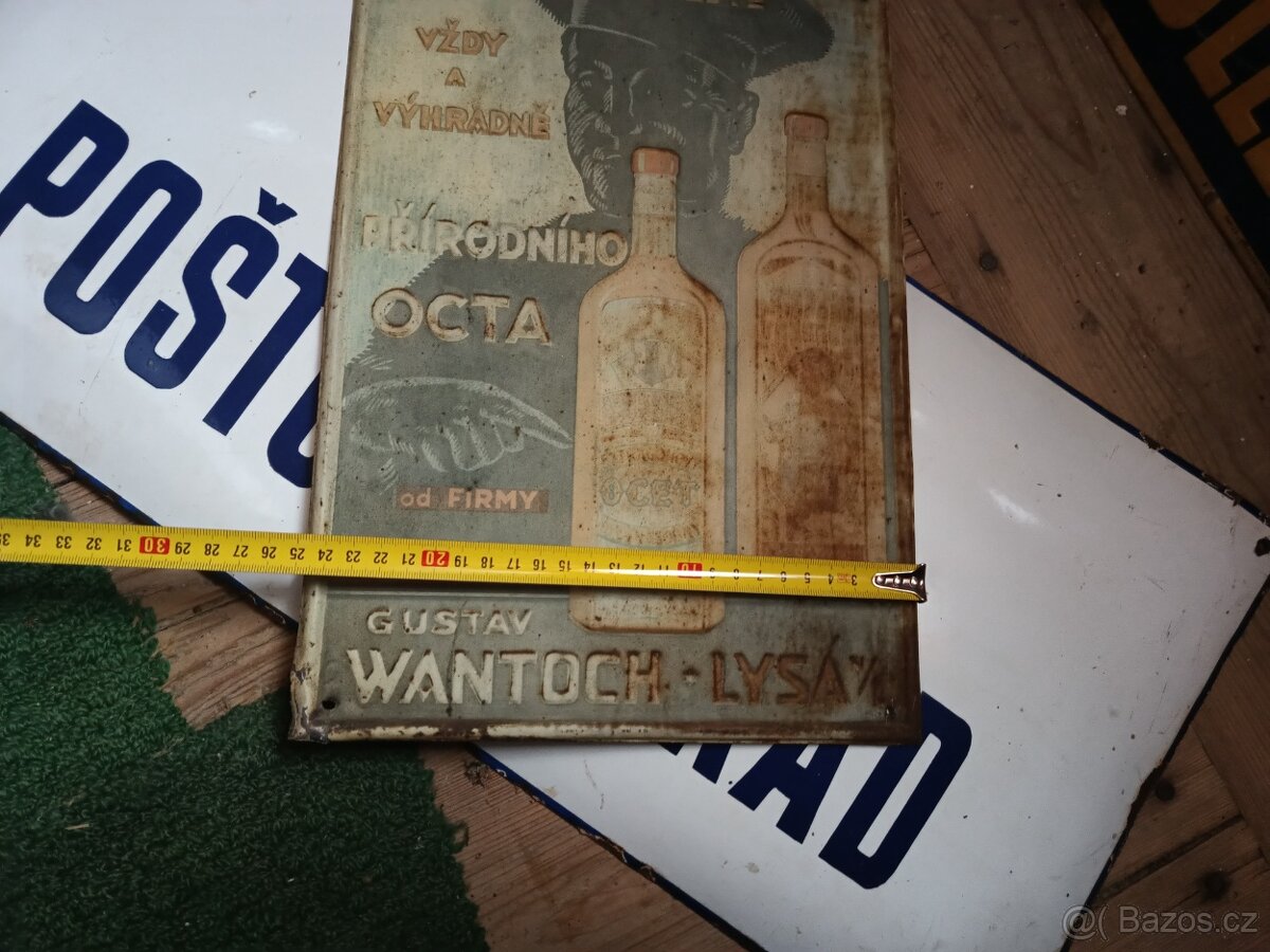 PLECHOVÁ CEDULE / REKLAMA - 3