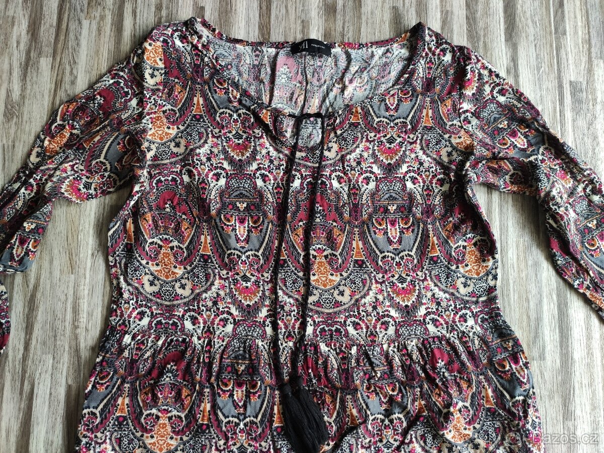 Různé šaty s tříčtvrtečním a douhým rukávem - vel. 36 - 3