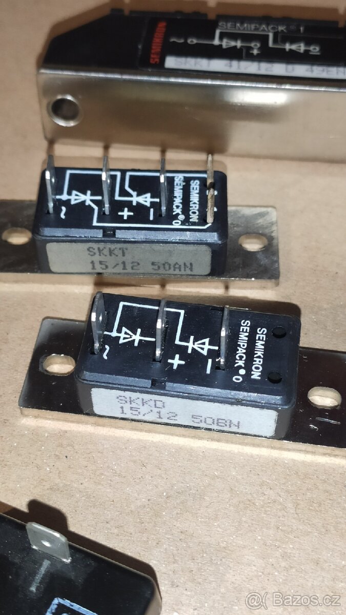 Tyristorový modul a můstkový usměrňovač - 3