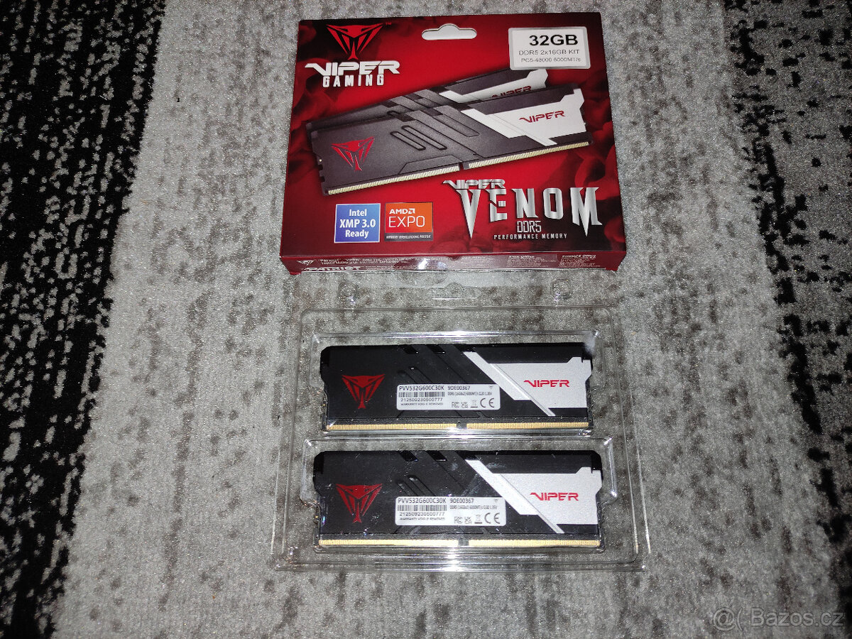 Patriot Viper Venom 32GB KIT DDR5 6000MHz CL30-Záruka 10 Let - 3