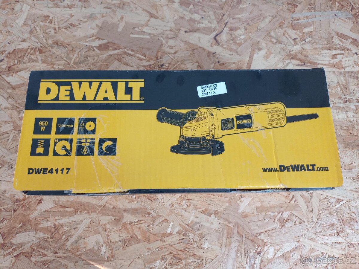 Úhlová bruska DeWalt DWE4117-QS, 950W, 125 mm - 3