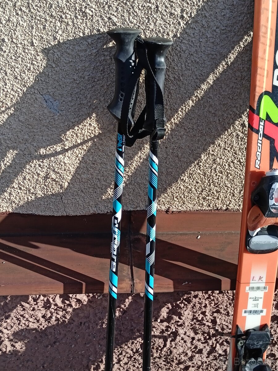 Dětské lyže Rossignol 110 cm, boty, hůlky - 3