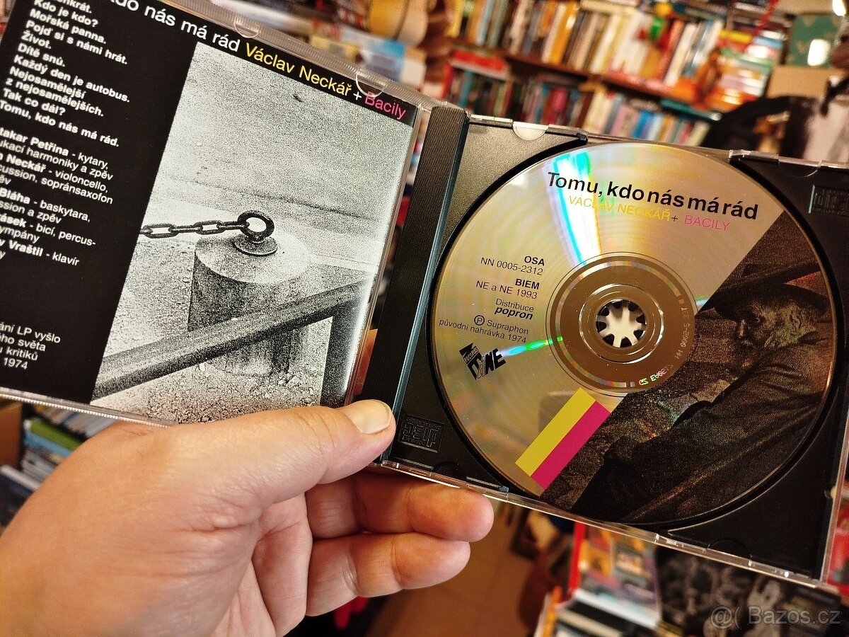 CD VÁCLAV NECKÁŘ + BACILY - TOMU, KDO NÁS MÁ RÁD (autogram) - 3
