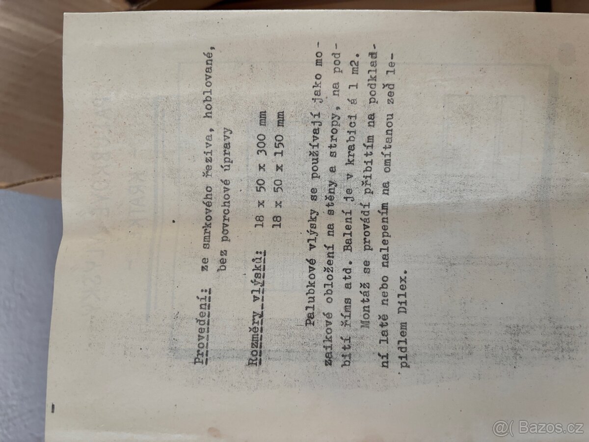 Palubkové vlýsky krátké 25m2 - 3