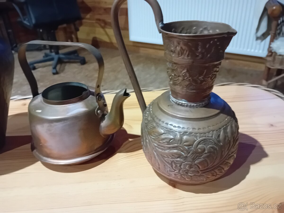 Měděný džbán, konvice - 3