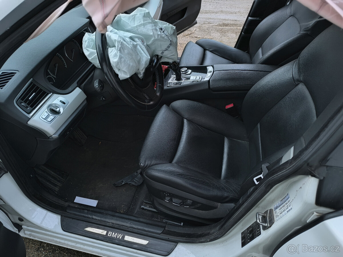 Bmw f07 černé kožené přední sedadla s výhřevem - 3