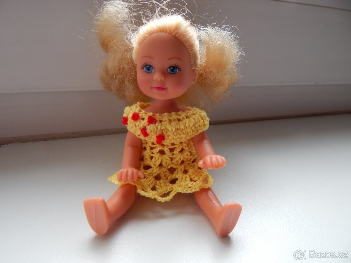 Ruční práce háčkované šatečky pro Evičku - Barbie - 3
