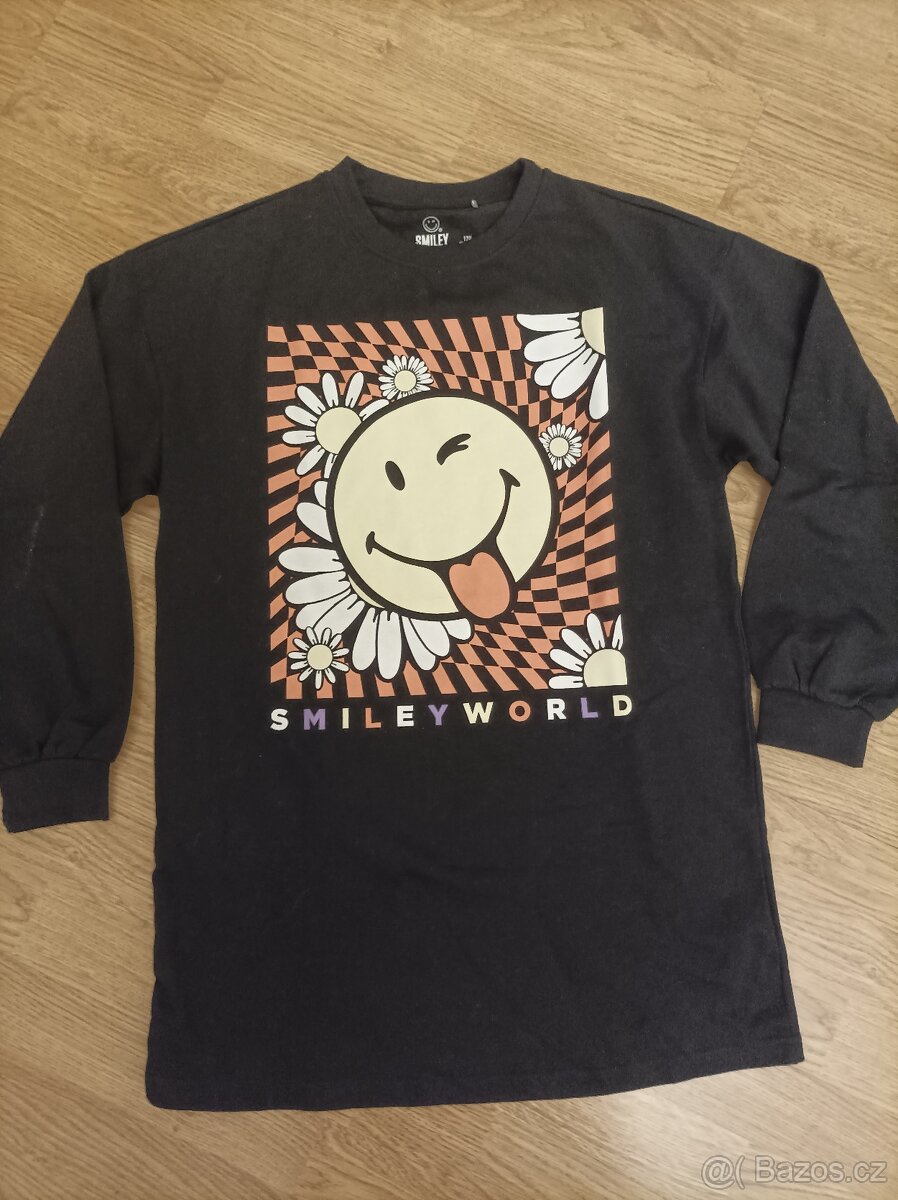 Dívčí mikinové šaty Smiley World vel.170 - 3