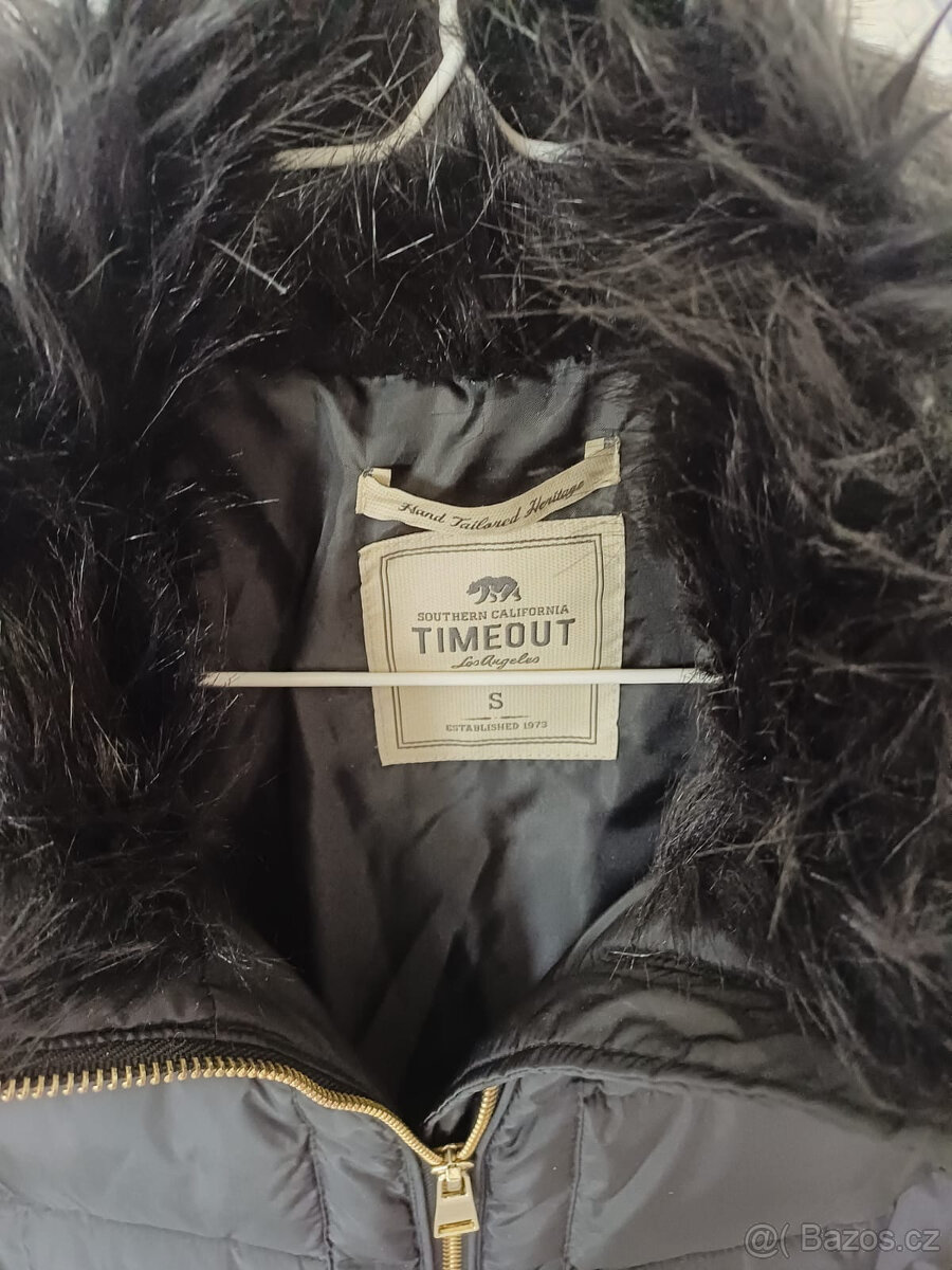 Zimní dámská bunda TIMEOUT vel. S, černá - 3