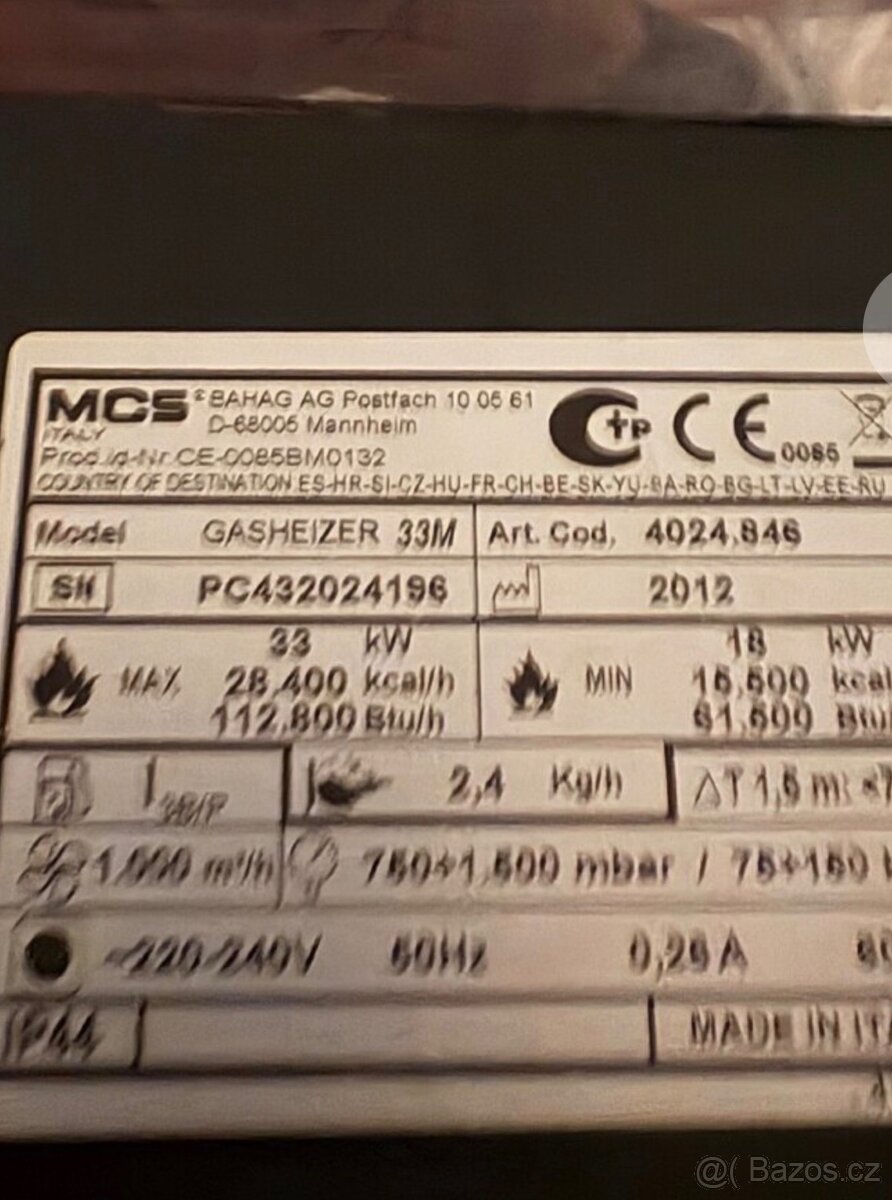 Prodam plynovy fukar - 3