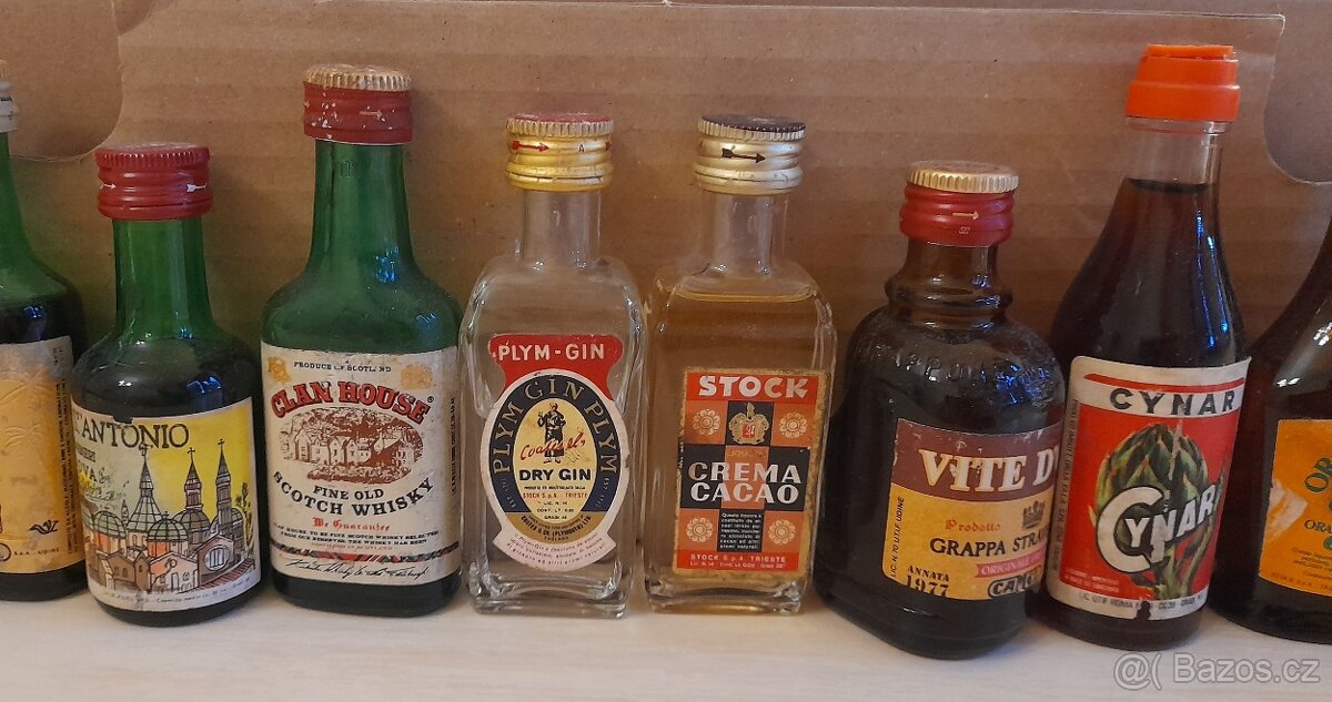 mini alkohol mini lahvičky 160x13,-kč/kus - 3