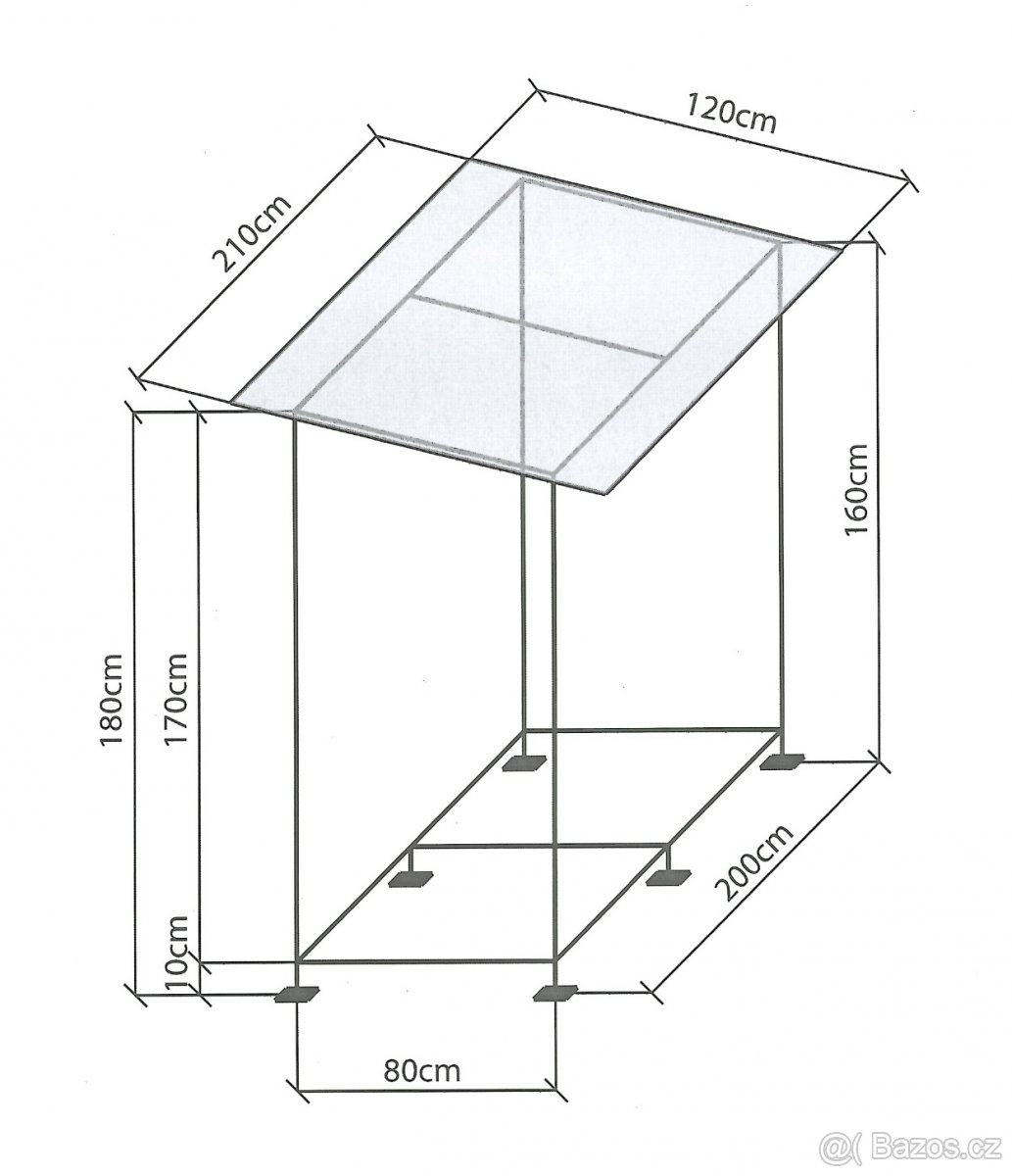 Přístřešek na dřevo - dřevník - 3